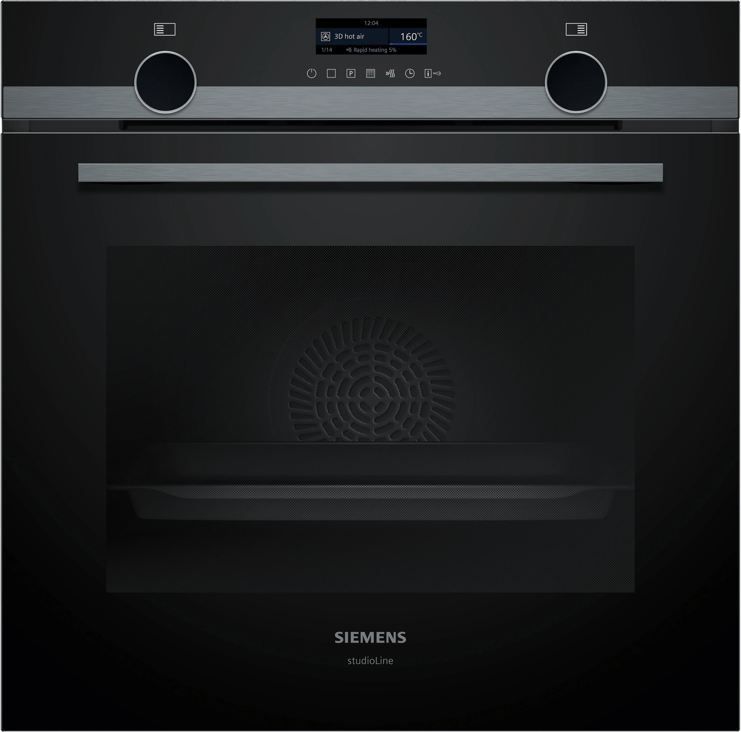 Siemens studioLine HB479G0A3 Einbau-Backofen Schwarz