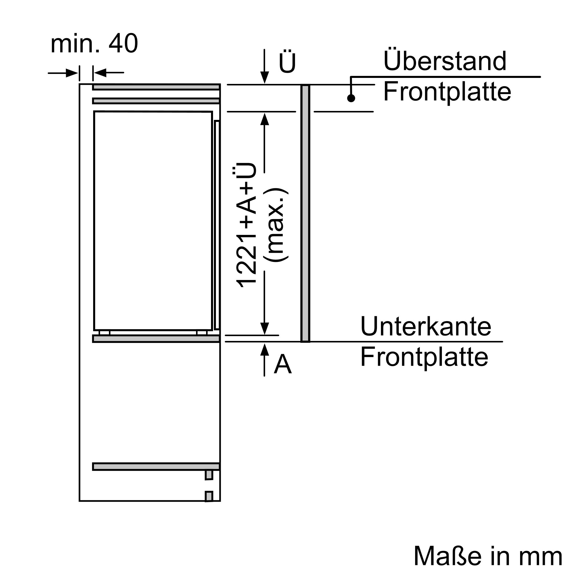 Siemens KI41FSDD0 Einbau-Kühlschrank 