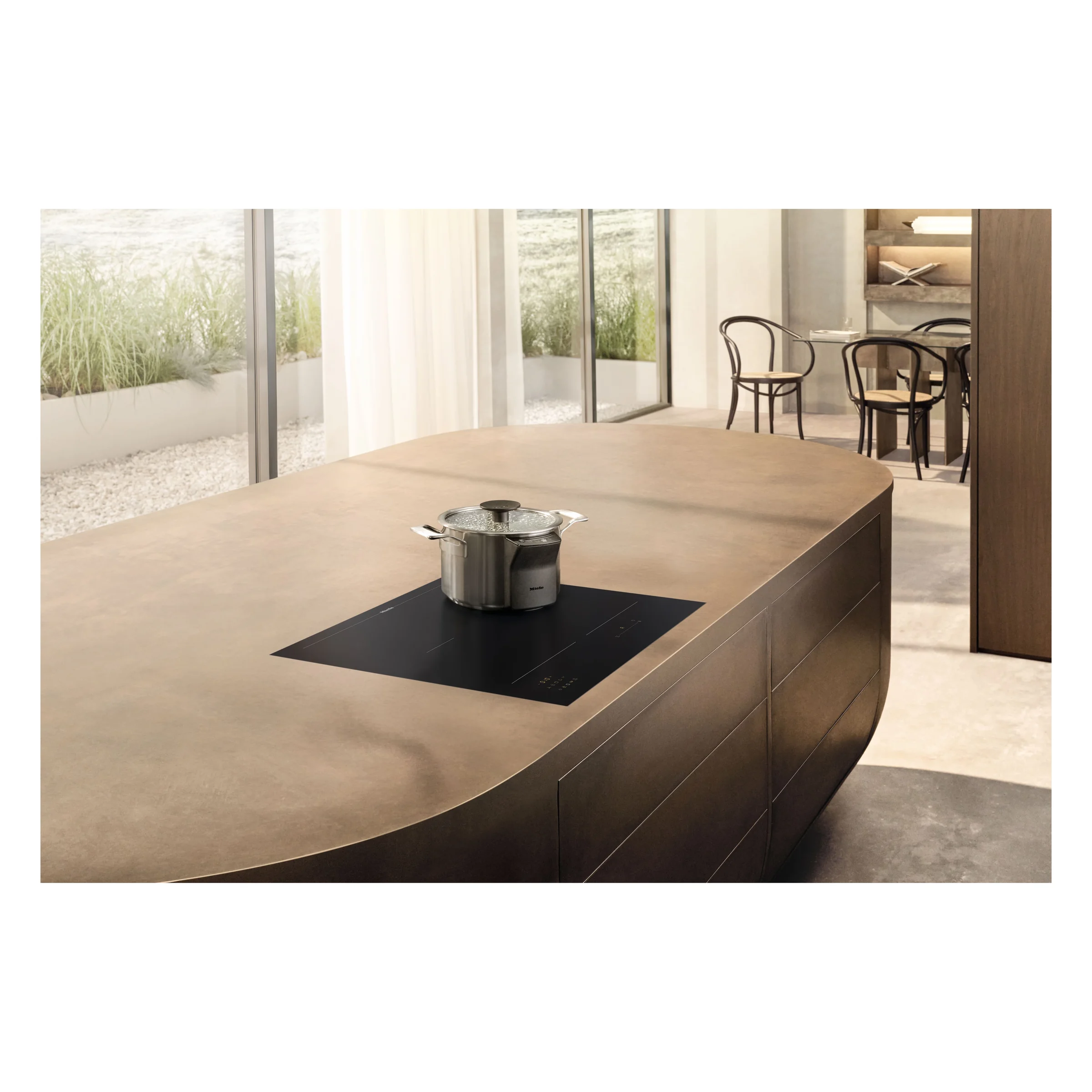 Miele KM 8565 FL MattFinish Herdunabhängiges Induktionskochfeld Schwarz matt