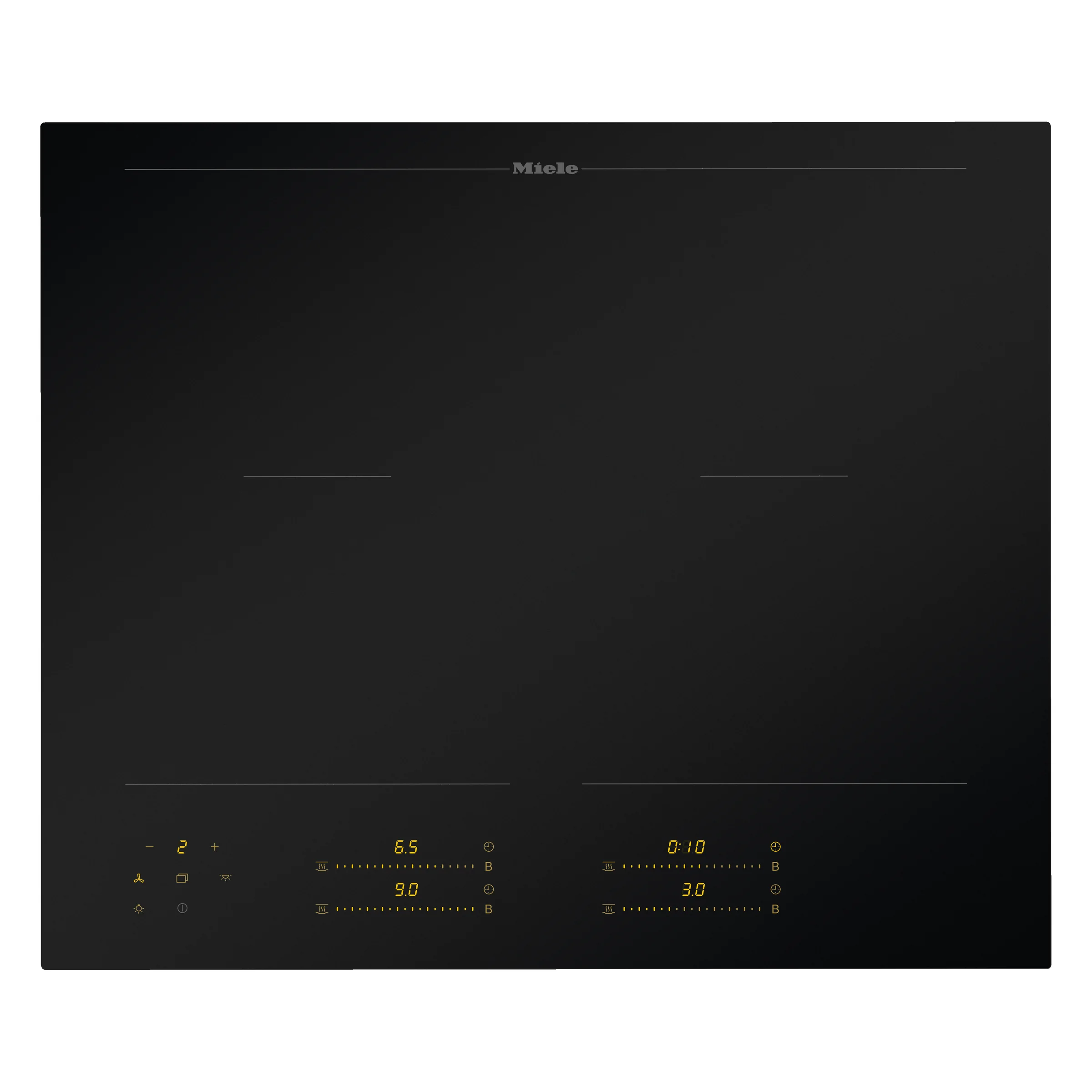 Miele KM 8565 FL MattFinish Herdunabhängiges Induktionskochfeld Schwarz matt