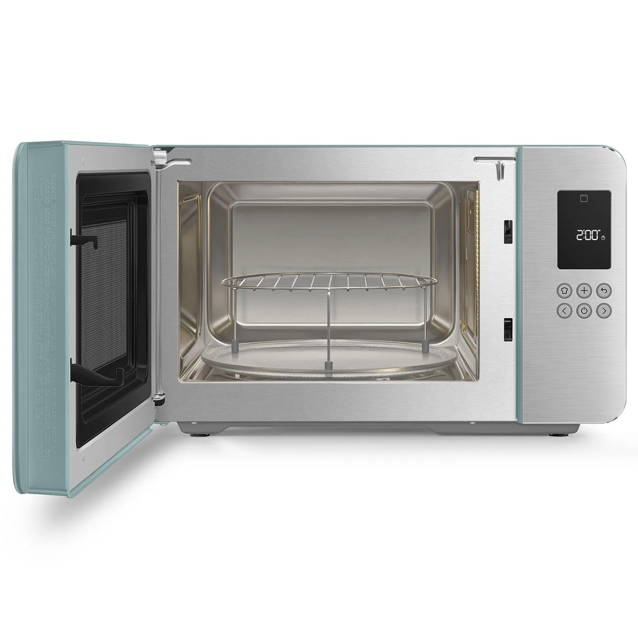 Smeg MOC01EGMEU Kombi-Tisch-Mikrowelle Emerald Green-Matt-Aluminium