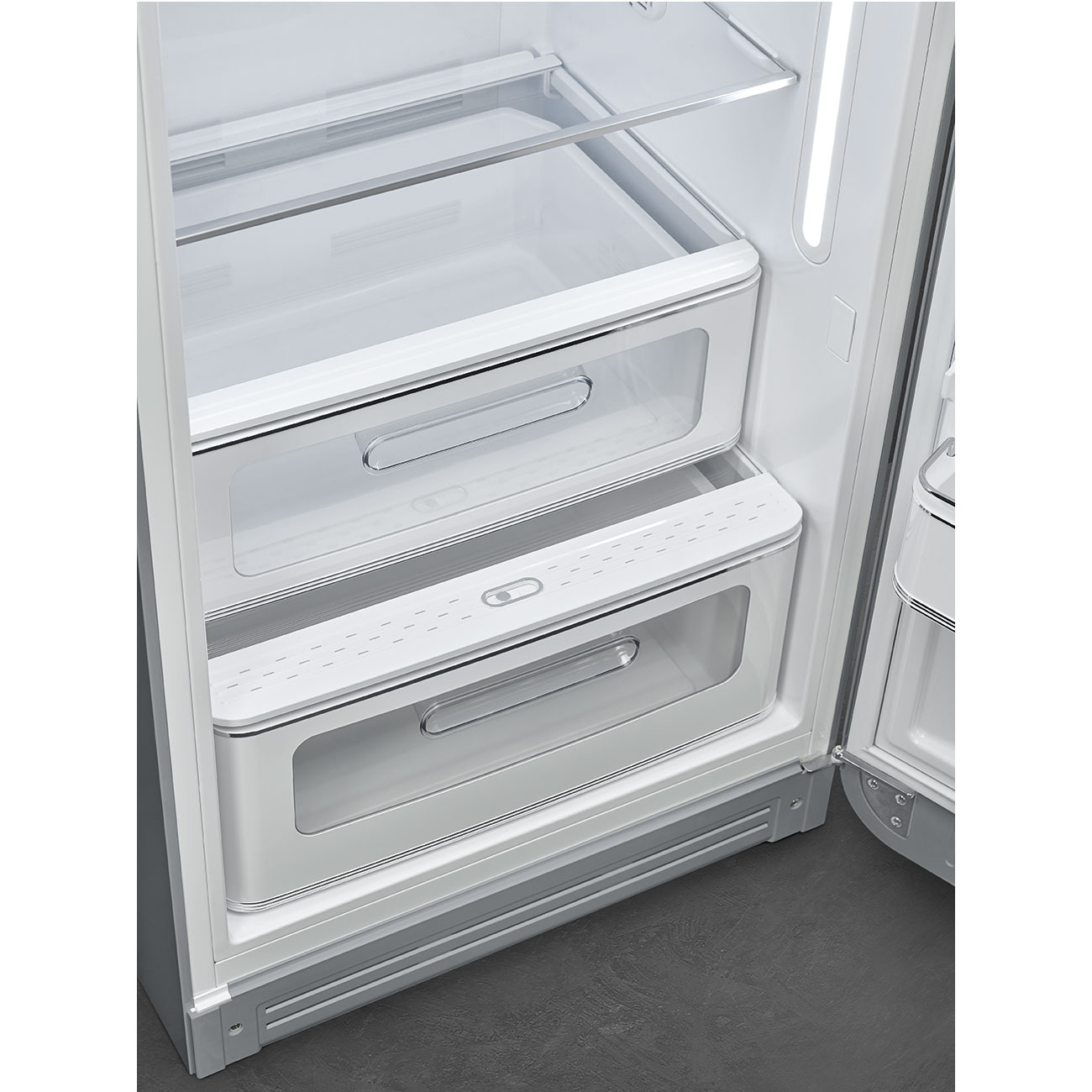 Smeg FAB28RSV5 Stand-Kühlschrank Silber