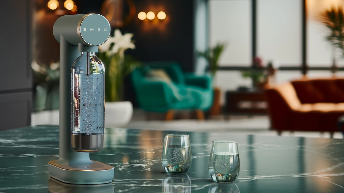 Smeg Sprudler in Emerald green