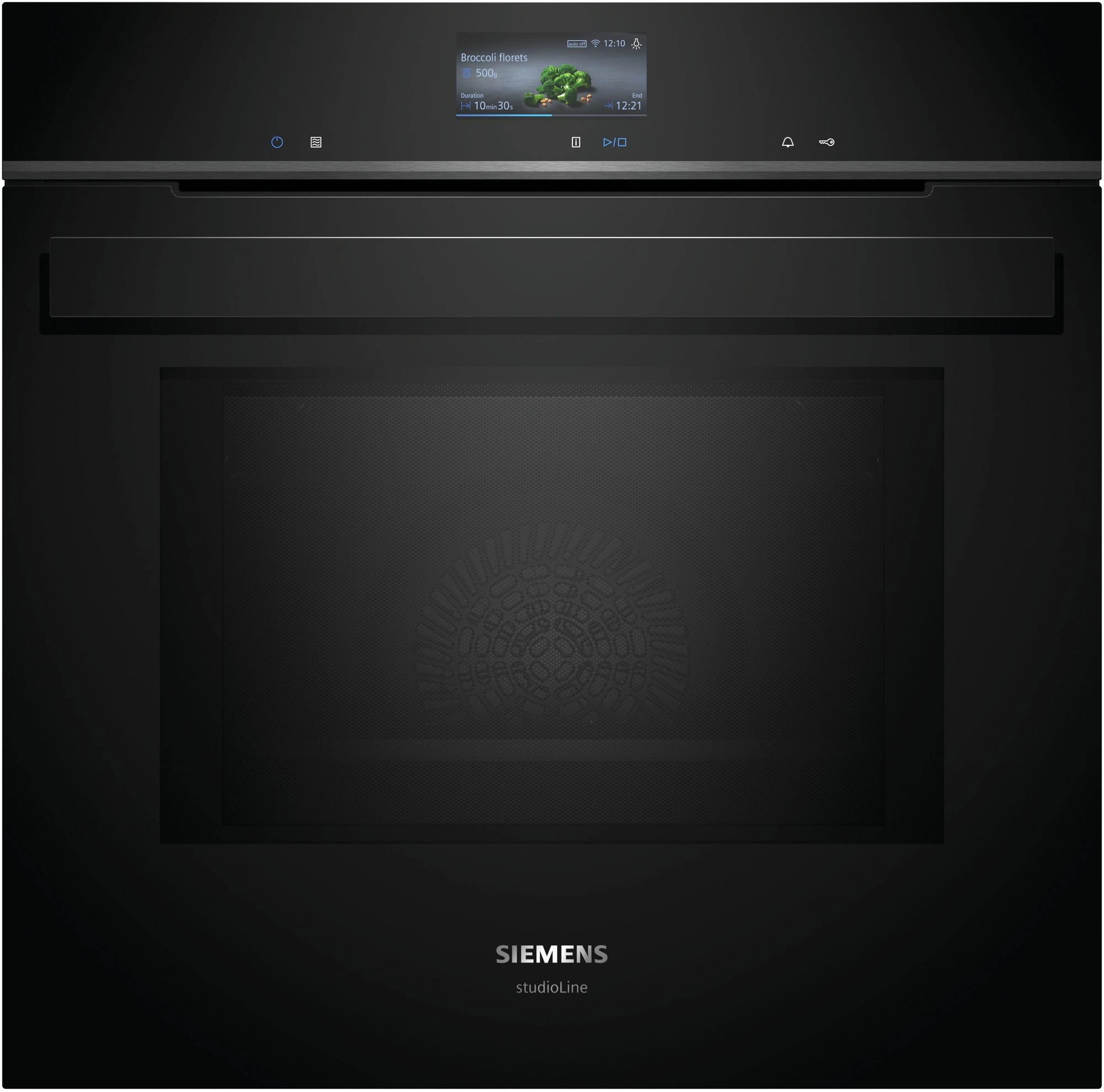 Siemens studioLine HM976GMB1 Einbau-Backofen mit Mikrowellenfunktion Schwarz