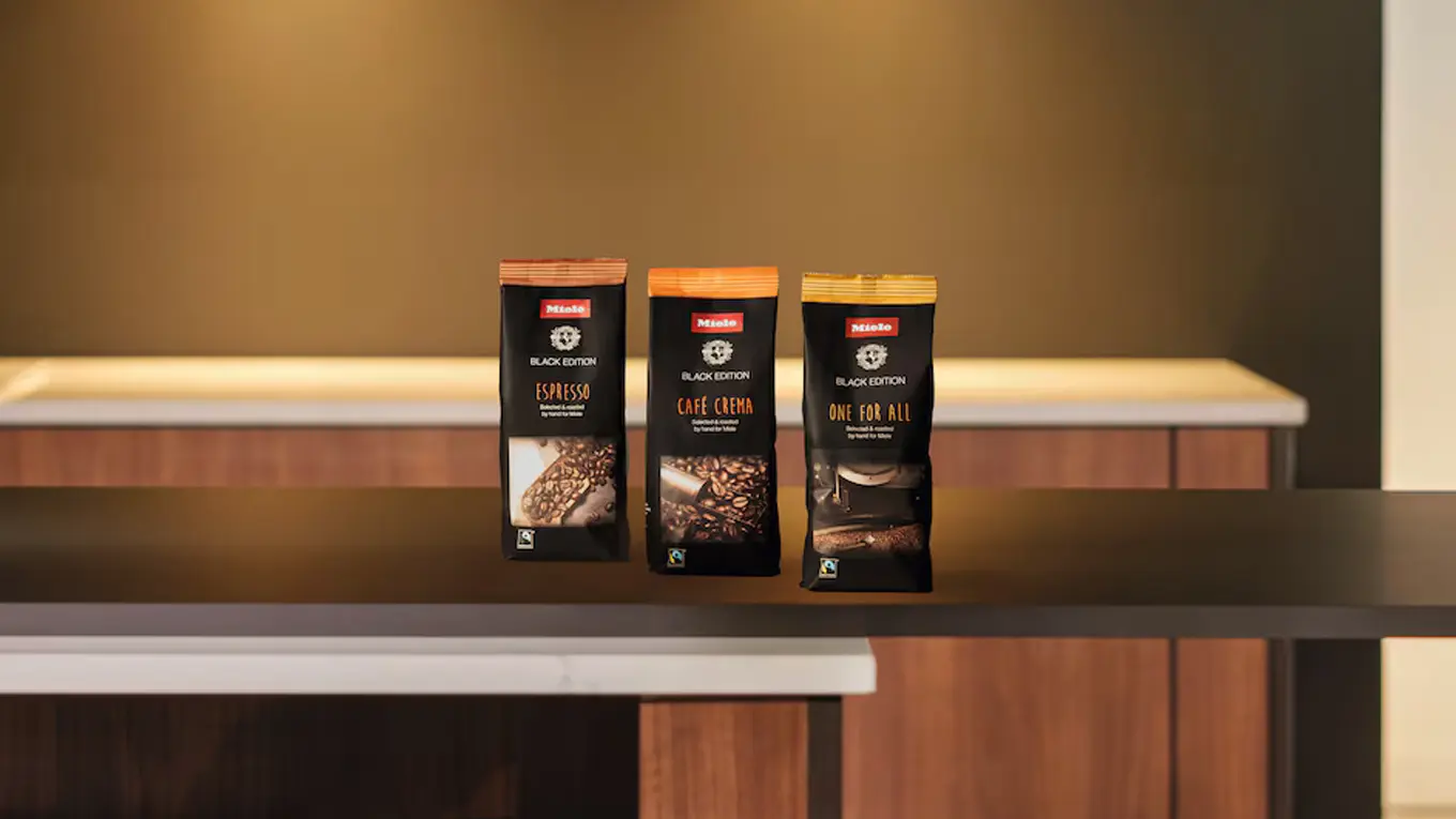 drei verschiedene miele kaffee fairtrade