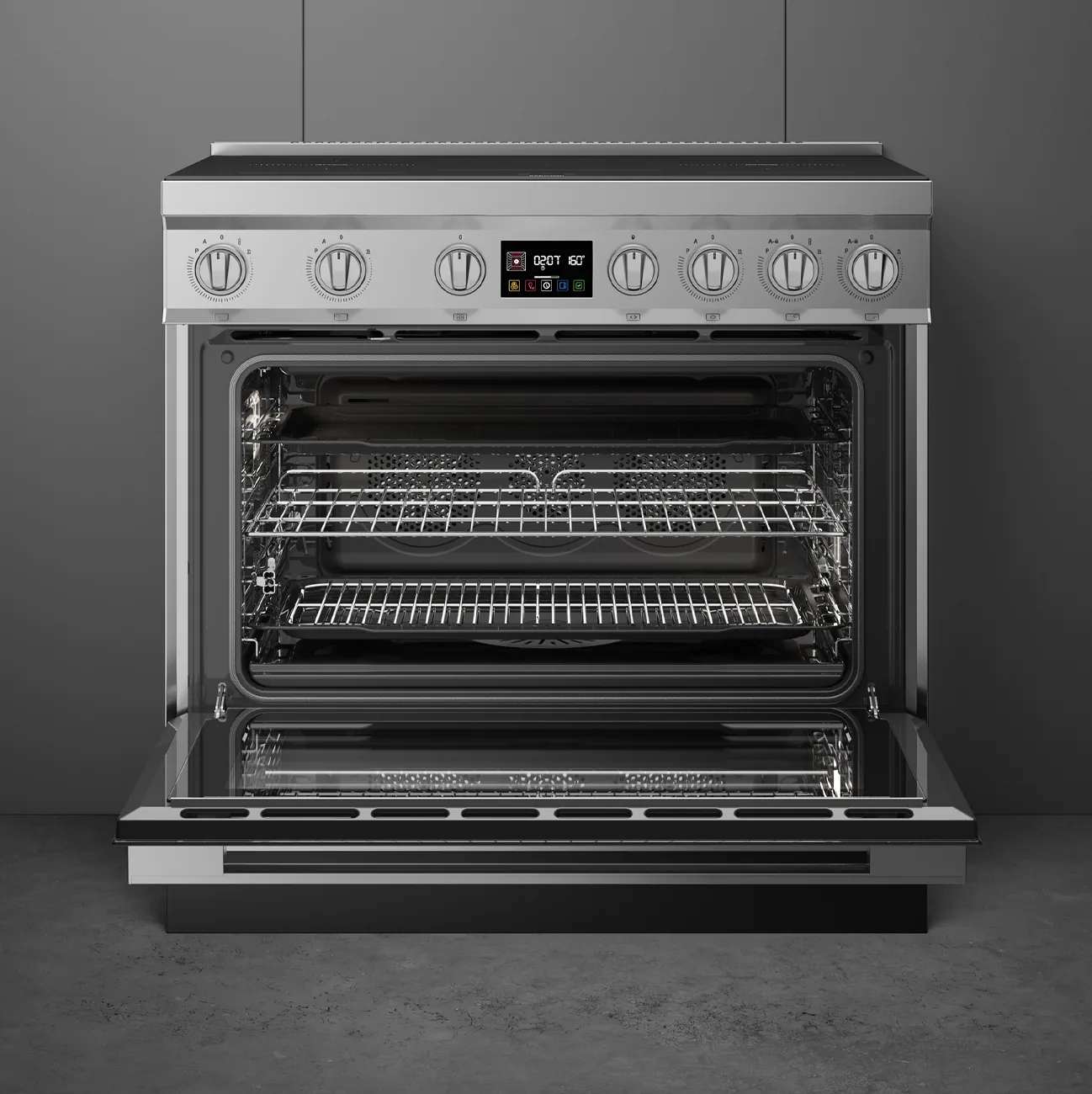 Smeg CPF90I1PX2 Kochzentrum Edelstahl