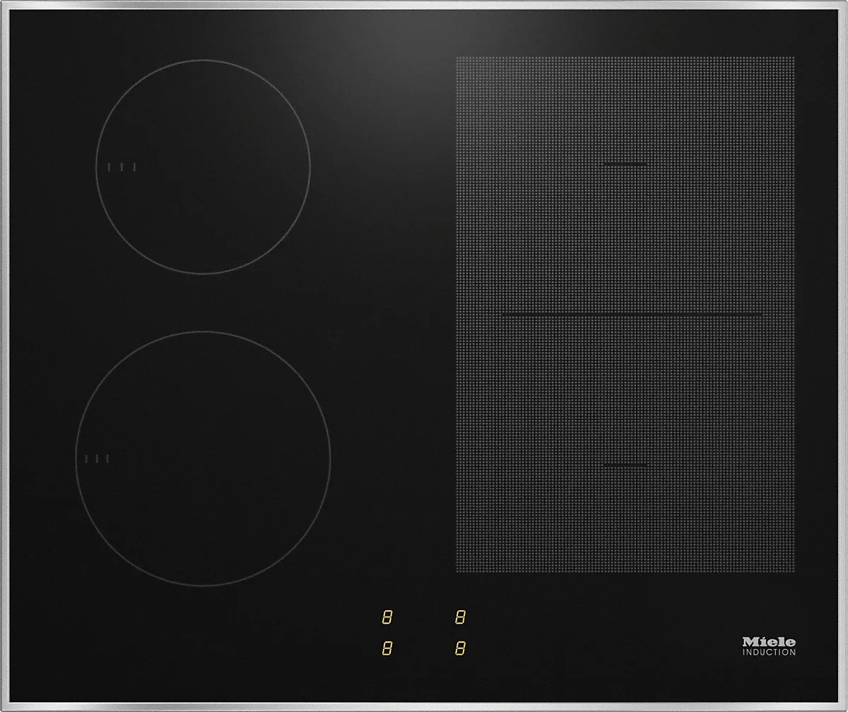 Miele KM 7004 FR Herdgesteuertes Induktionskochfeld Edelstahl